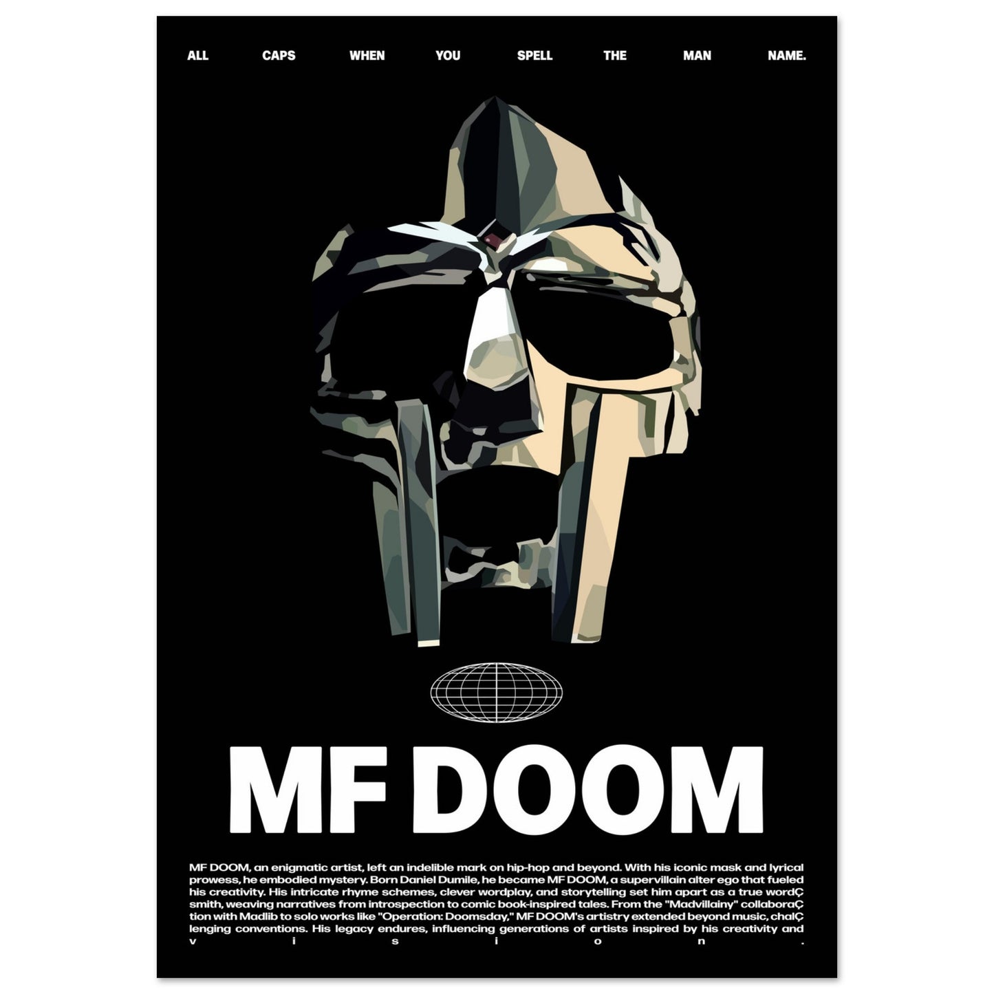 MF DOOM Poster