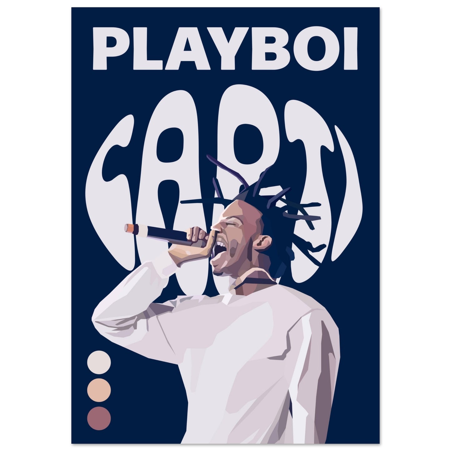 Playboi Carti Blue Poster
