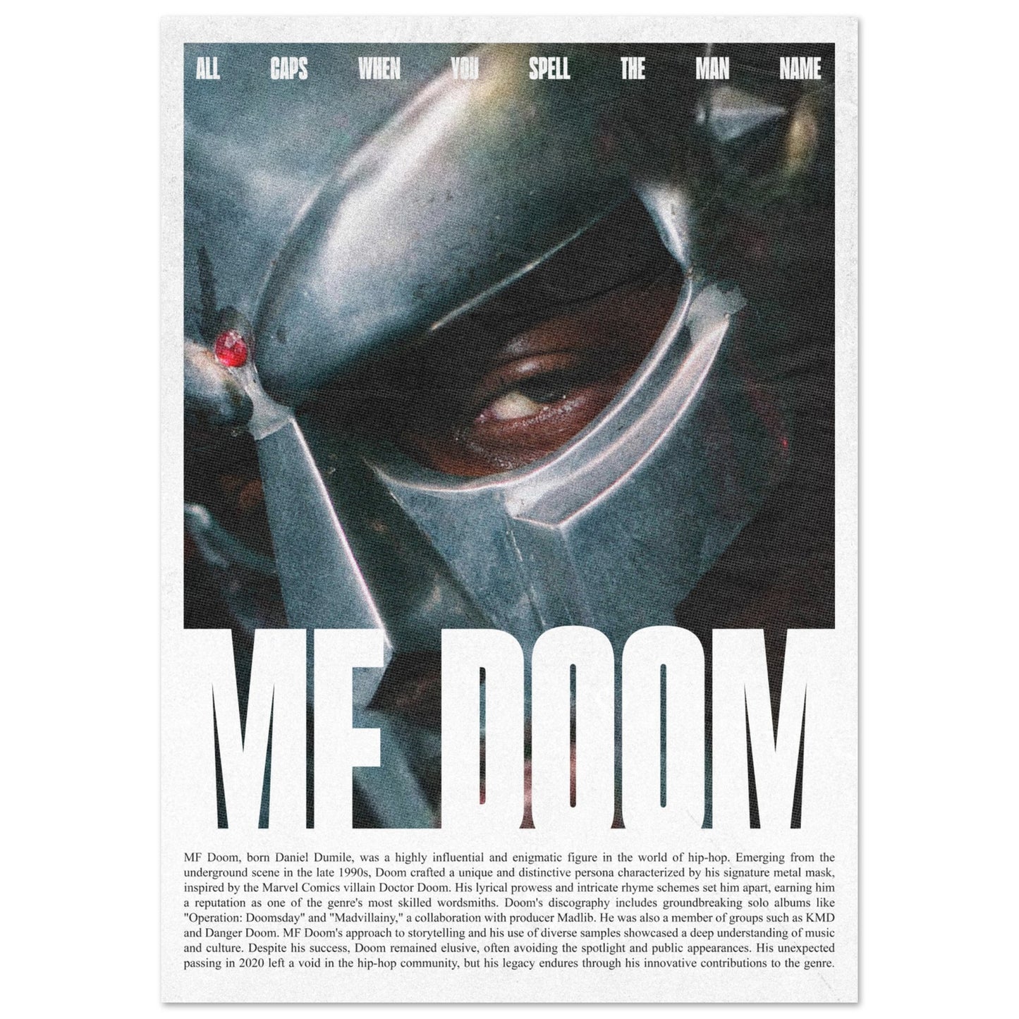 MF Doom Poster