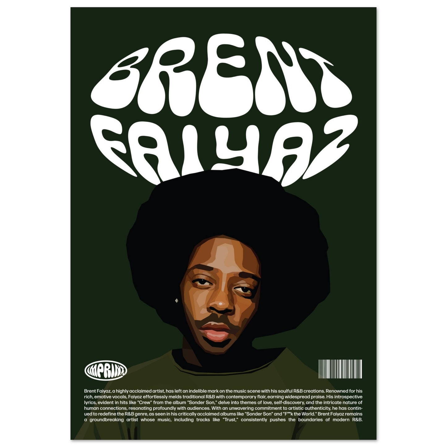 Brent Faiyaz Poster