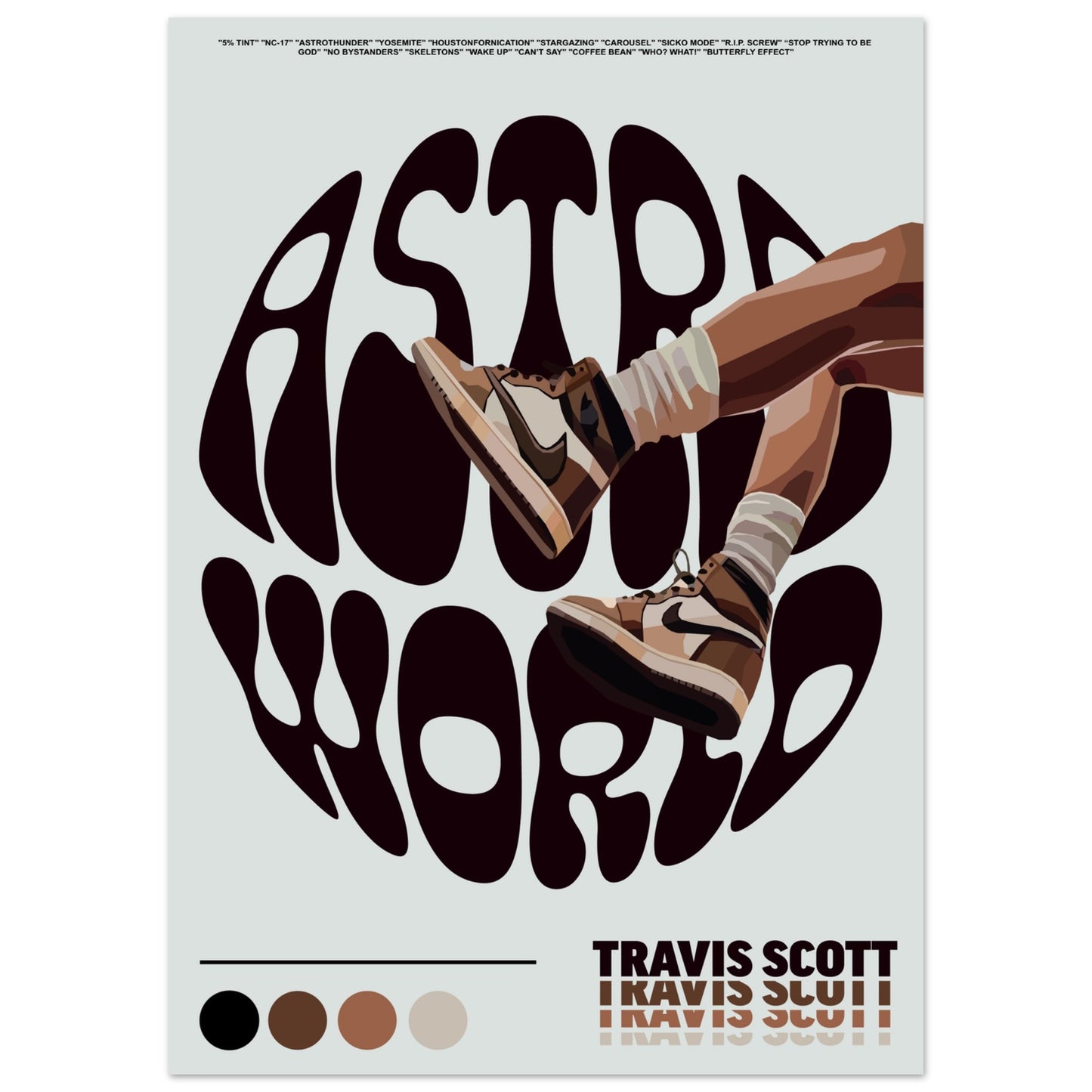 Astro World Travis Scott Poster