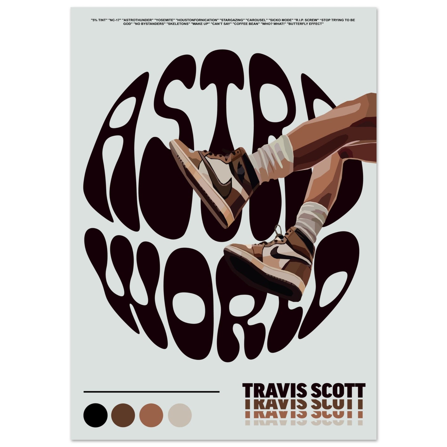 Astro World Travis Scott Poster