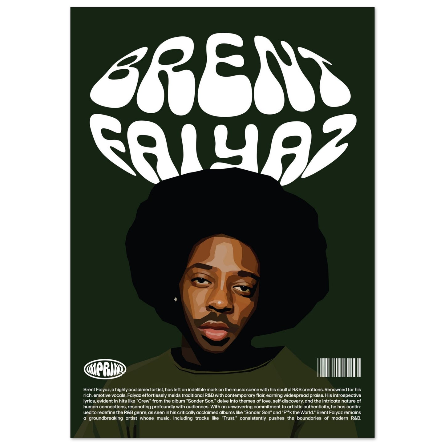 Brent Faiyaz Poster